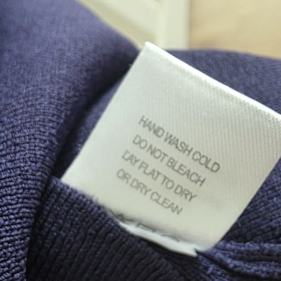 NEW Staud Sunshine  Dress Size XL Blue Green Trim Knit Woven Mini Dress - Picture 14 of 15